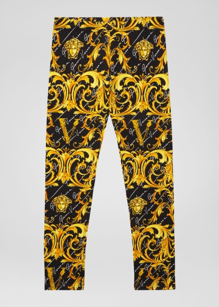 Versace Barocco Signature Print Byxor Tjej - 740638CWS